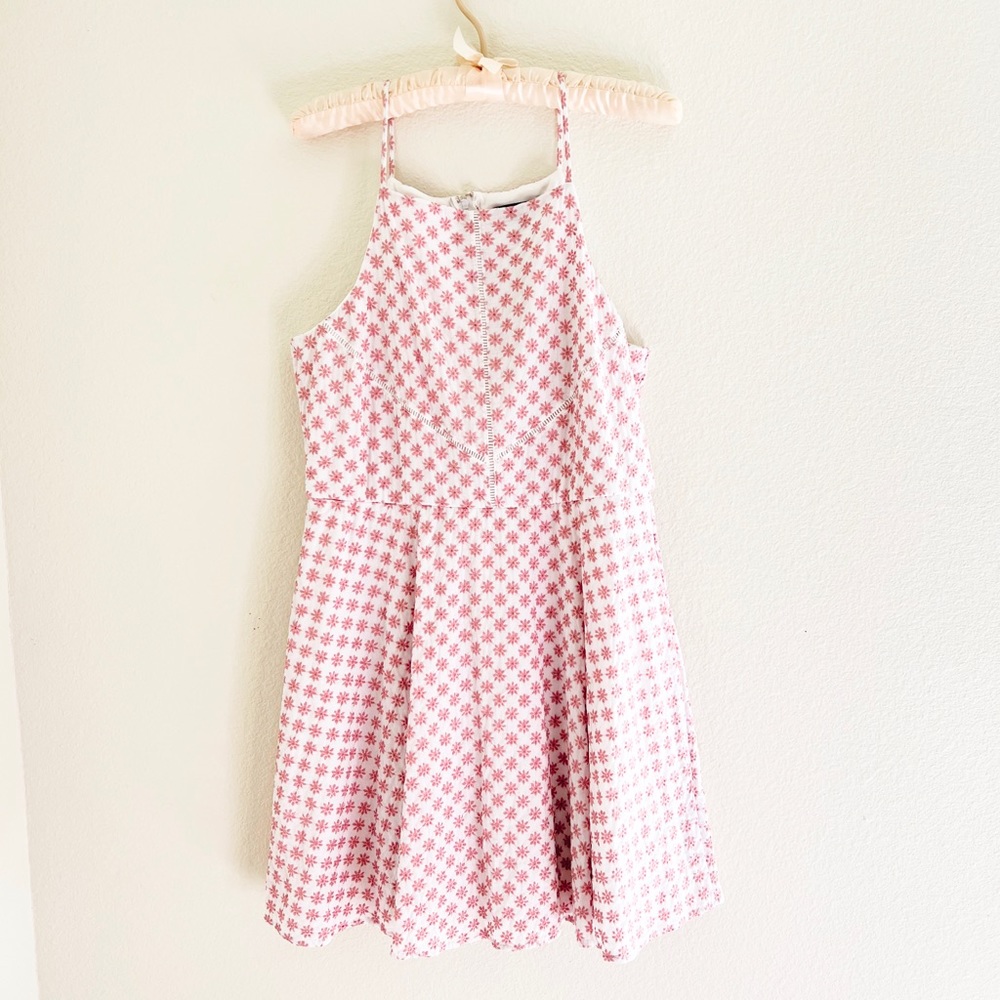 Francesca's ~ Pink & White Flowers ~ Sleeveless Summer Dress ~ Lovely ~ NWT